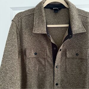 Eddie Bauer Brown Shirt Jacket
